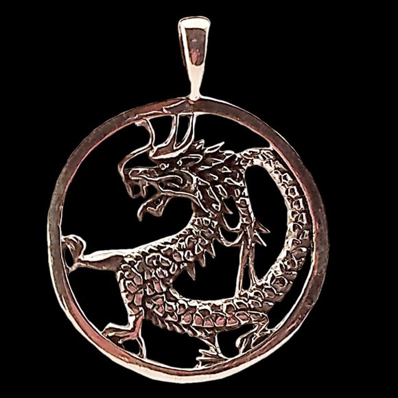 Other - 925 Sterling Silver Dragon Pendant, Similar to Mortal Combat